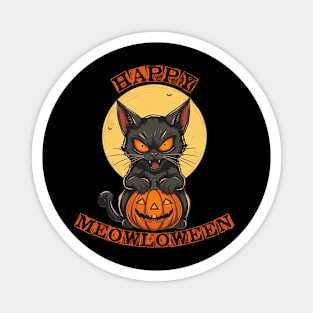 Happy Meowloween Magnet